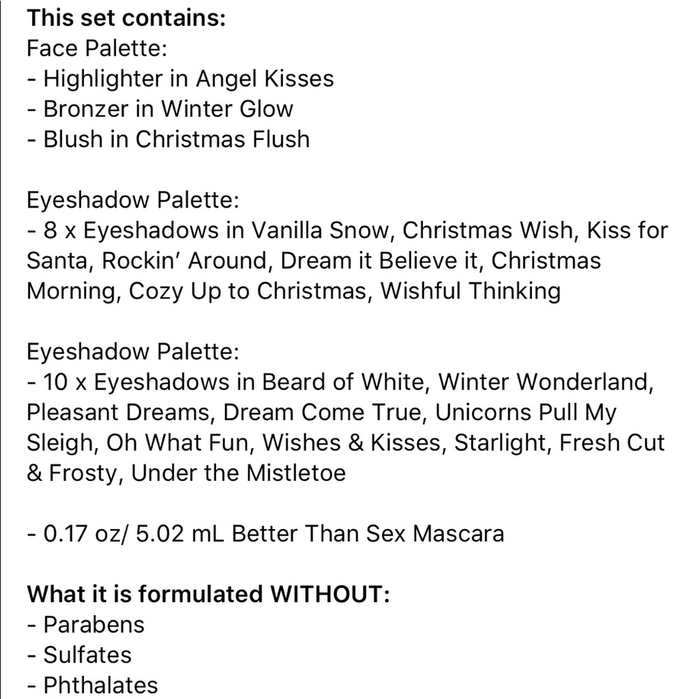 TOO FACED UNDER THE TREE PALETTE + MASCARA SET - Picture 8 of 8
